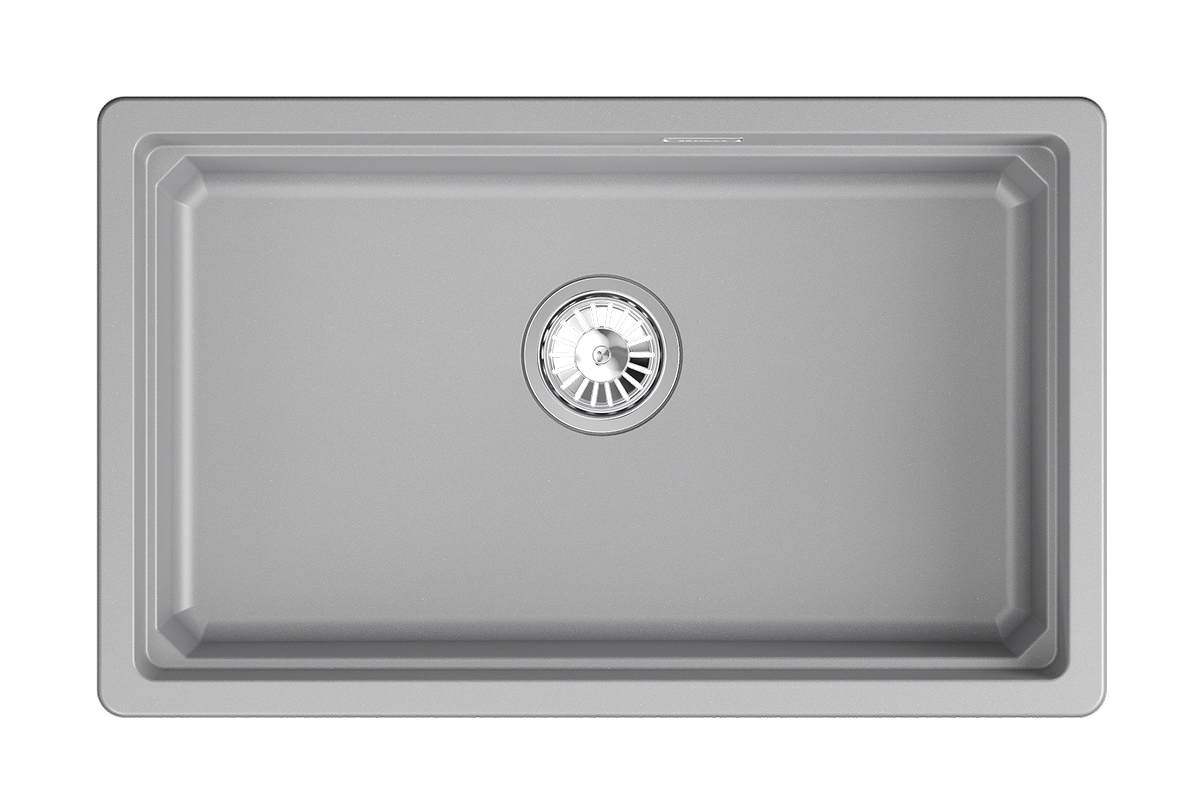 Мойка для кухни Granula Kitchen Space 7303iU алюминиум, 73х45 см, прямоугольная